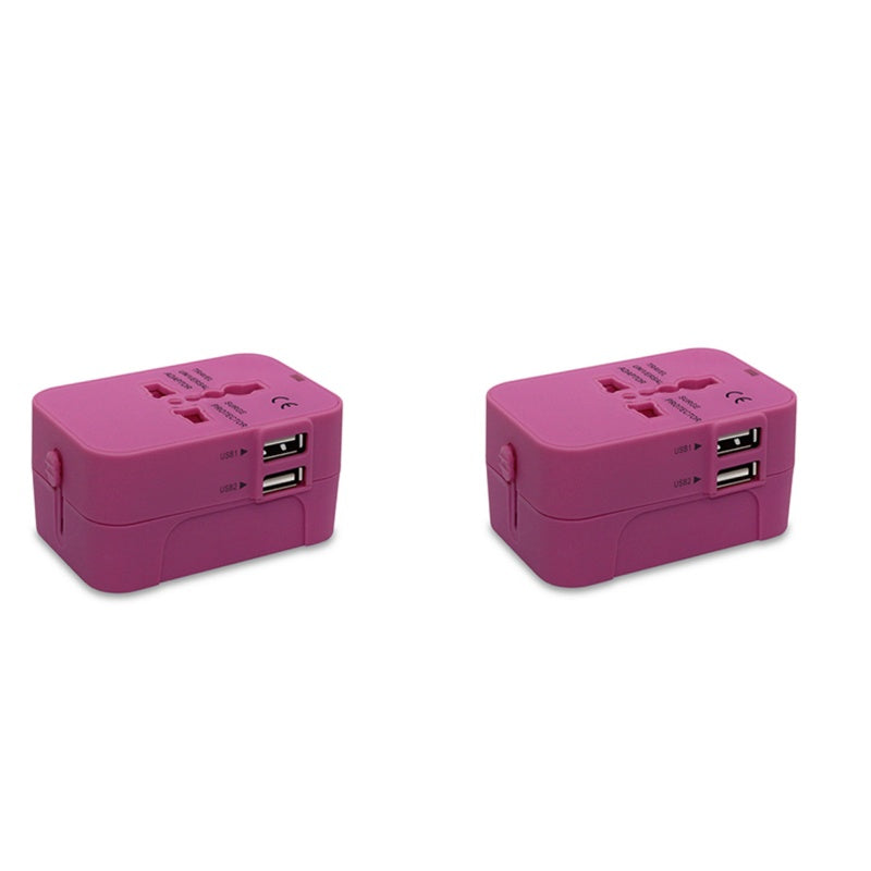 Universal travel adapter with dual USB ports | Kalsten
