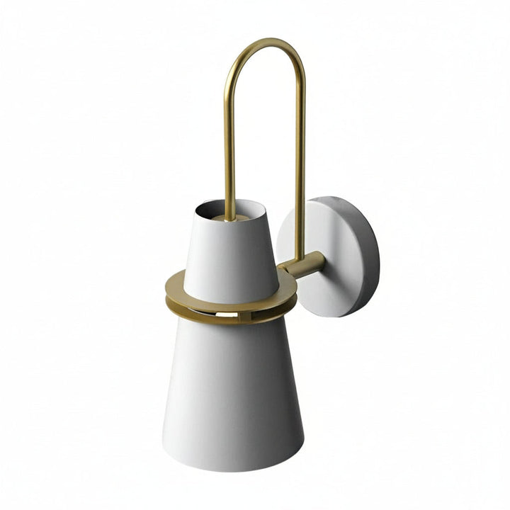 Modern Nordic Creative Iron Wall Sconce – Minimalist Matte Metal Wall Lamp (E26/E27) | Kalsten