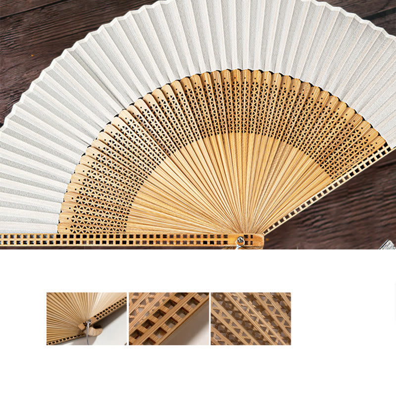 Kalsten | Hand fan made of bamboo silk