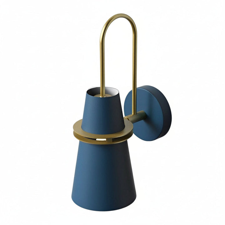 Modern Nordic Creative Iron Wall Sconce – Minimalist Matte Metal Wall Lamp (E26/E27) | Kalsten