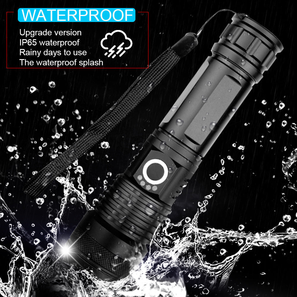 High-Lumen Waterproof LED Flashlight
