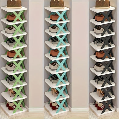 Narrow Shoe Rack Tower | Bowlift