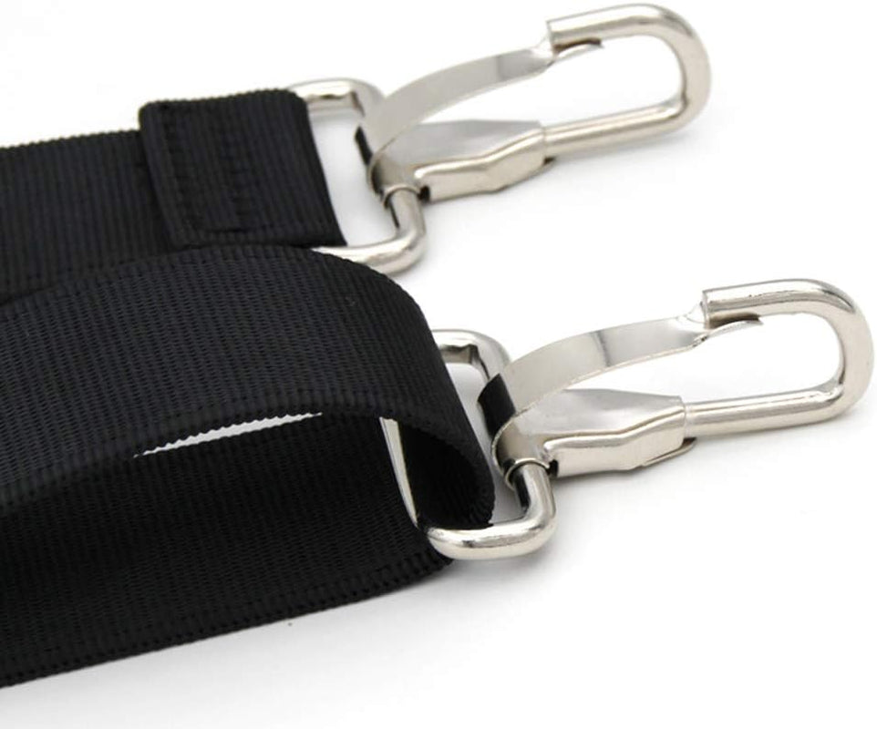 Kalsten | 47 inch bag replacement shoulder strap | Padded & Adjustable - Perfect for travel bags, laptop bags, briefcases, camera bags, messenger bags, diaper bags & more (Black)