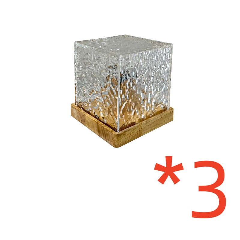LED Water Ripple Ambient Night Light USB Rotating Projection Crystal Table Lamp RGB Dimmable Home Decoration 16 Color Gifts | Kalsten