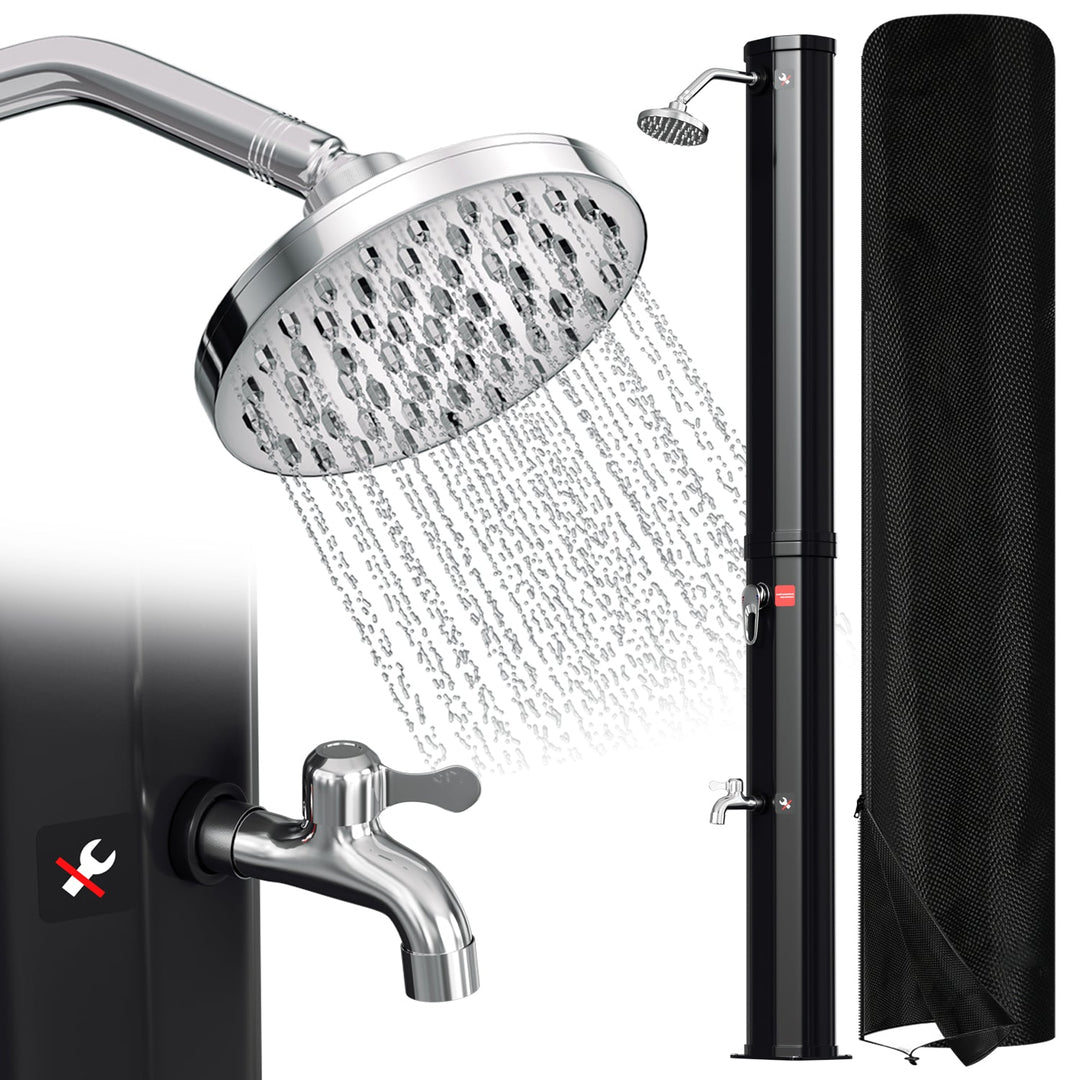 Solar shower 35L garden shower incl. protective cover | Kalsten