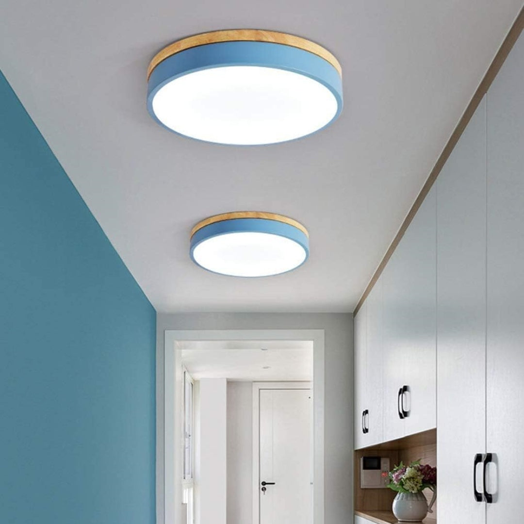 Wood LED Recessed Ceiling Light Kalsten