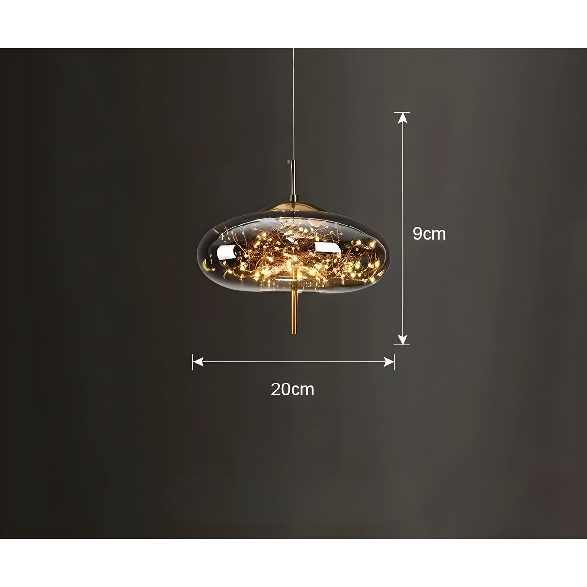 CrystalBeam Light - Modern LED Pendant Light Stars | Kalsten