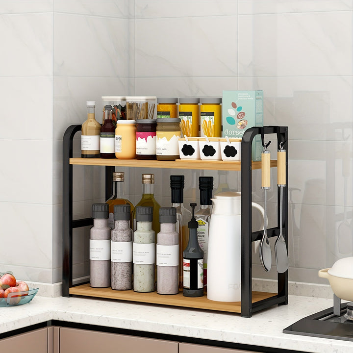 Spicify Storage Rack - Stylish Kitchen Storage Rack Made of Stainless Steel for Organization Kalsten