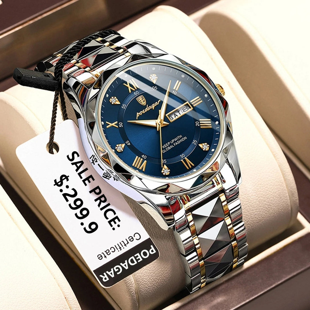 Kalsten | Waterproof Luxury Men's Wristwatch by the Top Brand with Luminous Function