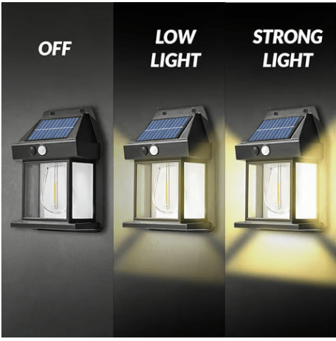 Solar wall light with motion detector | Kalsten