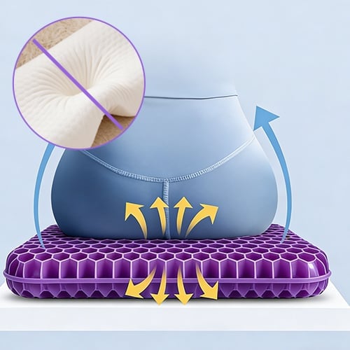 Gel seat cushion for comfortable sitting | Kalsten