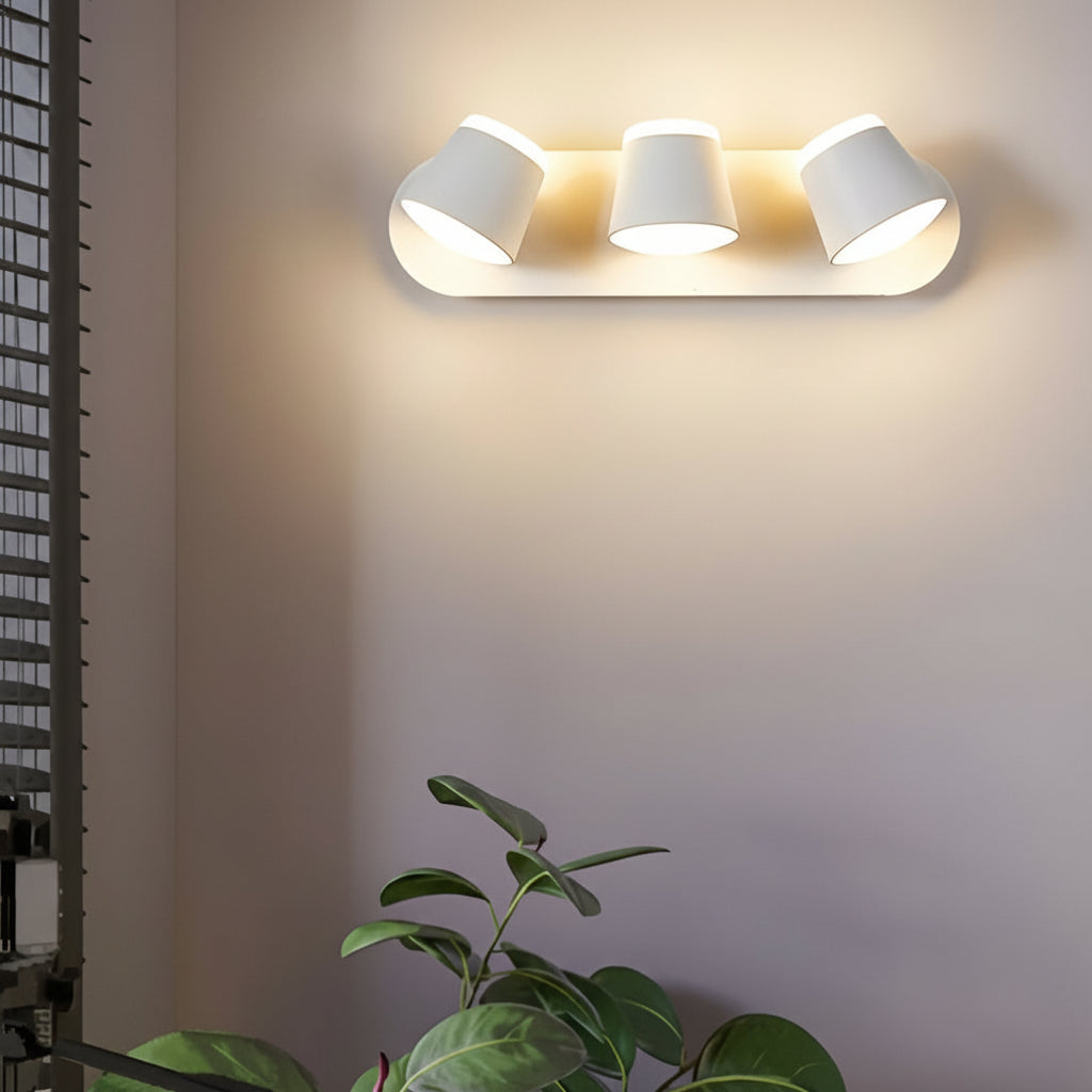 LED Wall Sconce – Adjustable Up Down Light Black Aluminum (13cm / 5in) | Kalsten
