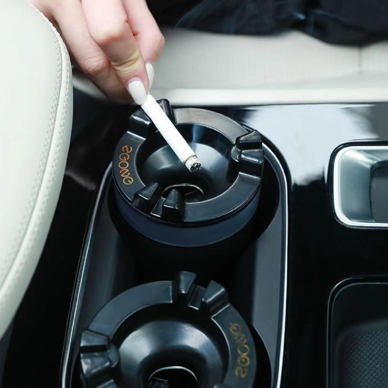 Brehn | Smokeless Car Ashtray with One-Touch Water Extinguisher