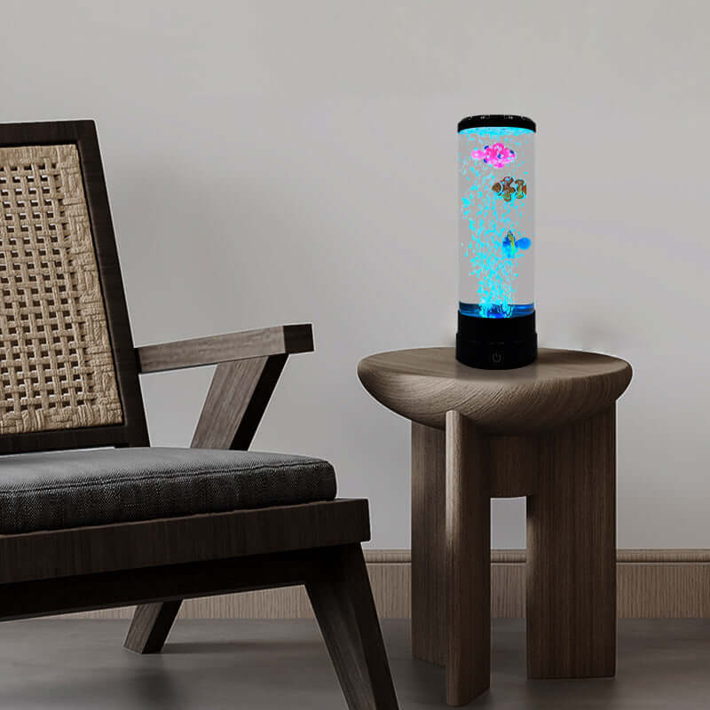 Simulation LED Colorful Large Bubble Fish Light USB Plug-in Small Night Lamp | Kalsten