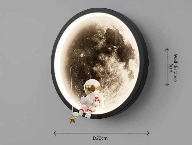 Spacelume - Moon LED Wall Lamp Kalsten