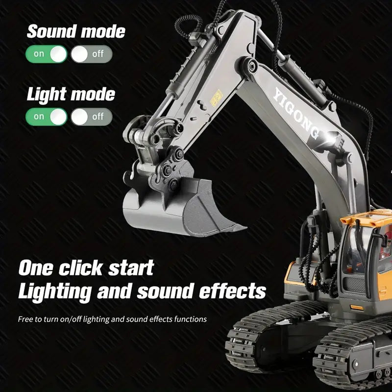 Premium RC Remote-Controlled Excavator - Experience Ultimate Adventures Kalsten