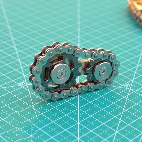 Kalsten | ChainFidget Pro – Stainless Steel Sprocket Spinner for Stress Relief