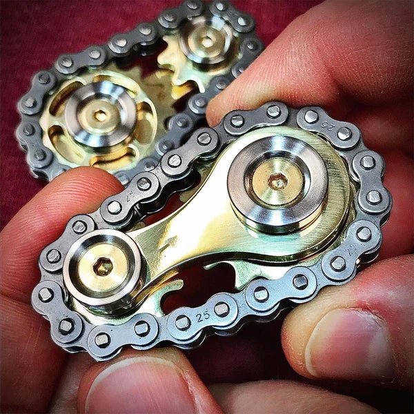 Kalsten | ChainFidget Pro – Stainless Steel Sprocket Spinner for Stress Relief