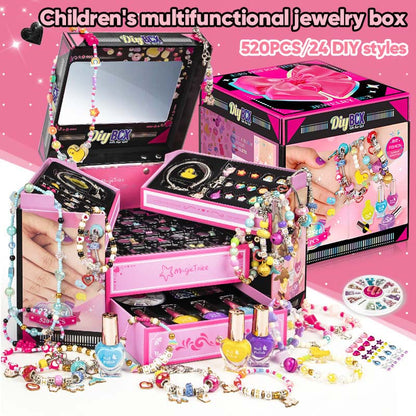 BowLift | CHARMELLA – Sparkly Girls Charm Bracelet Making Kit for Creative Fun