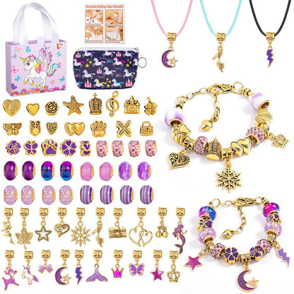 BowLift | CHARMELLA – Sparkly Girls Charm Bracelet Making Kit for Creative Fun