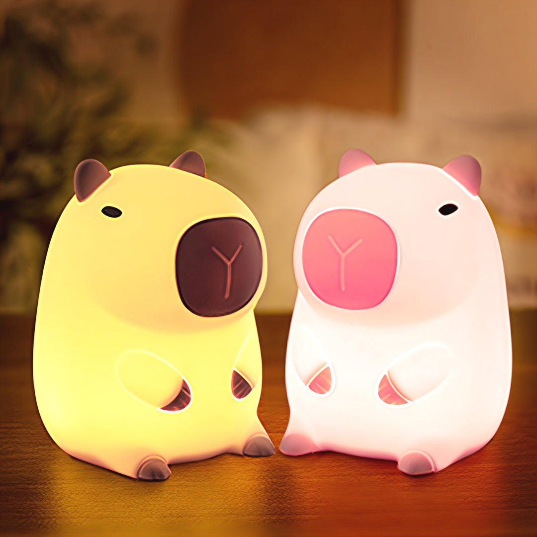 Kalsten | Capybara Night Light Adjustable Brightness Silicone