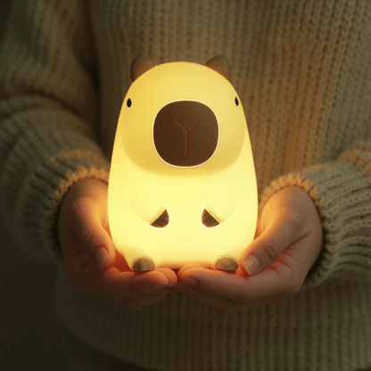 Skanto | Capybara Night Light Adjustable Brightness Silicone