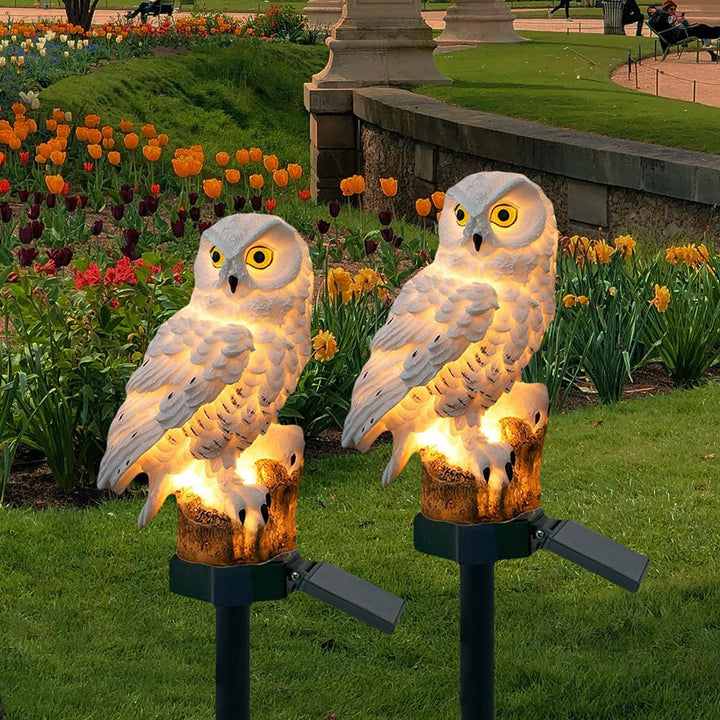 Solar Owl LED Garden Lights – Outdoor Set Kalsten