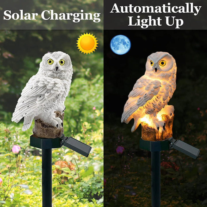 Solar Owl LED Garden Lights – Outdoor Set Kalsten