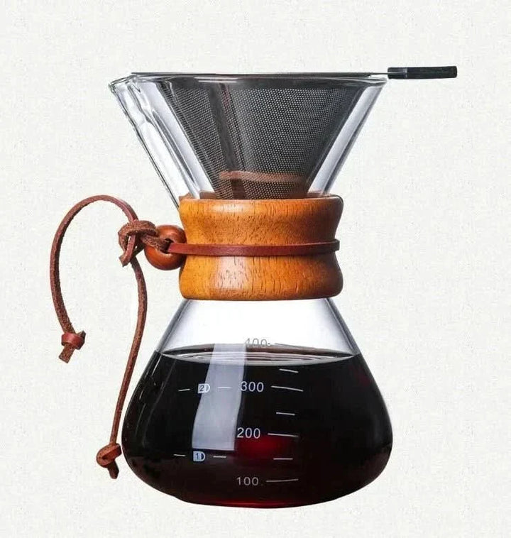 Kalsten | Chemex Coffee Pot with Hario V60 Dripper Set – Precision Brewing with Style