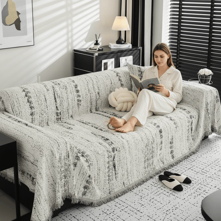 Kalsten | CHENILUX – Elegant Chenille Sofa Cover for Protection & Style