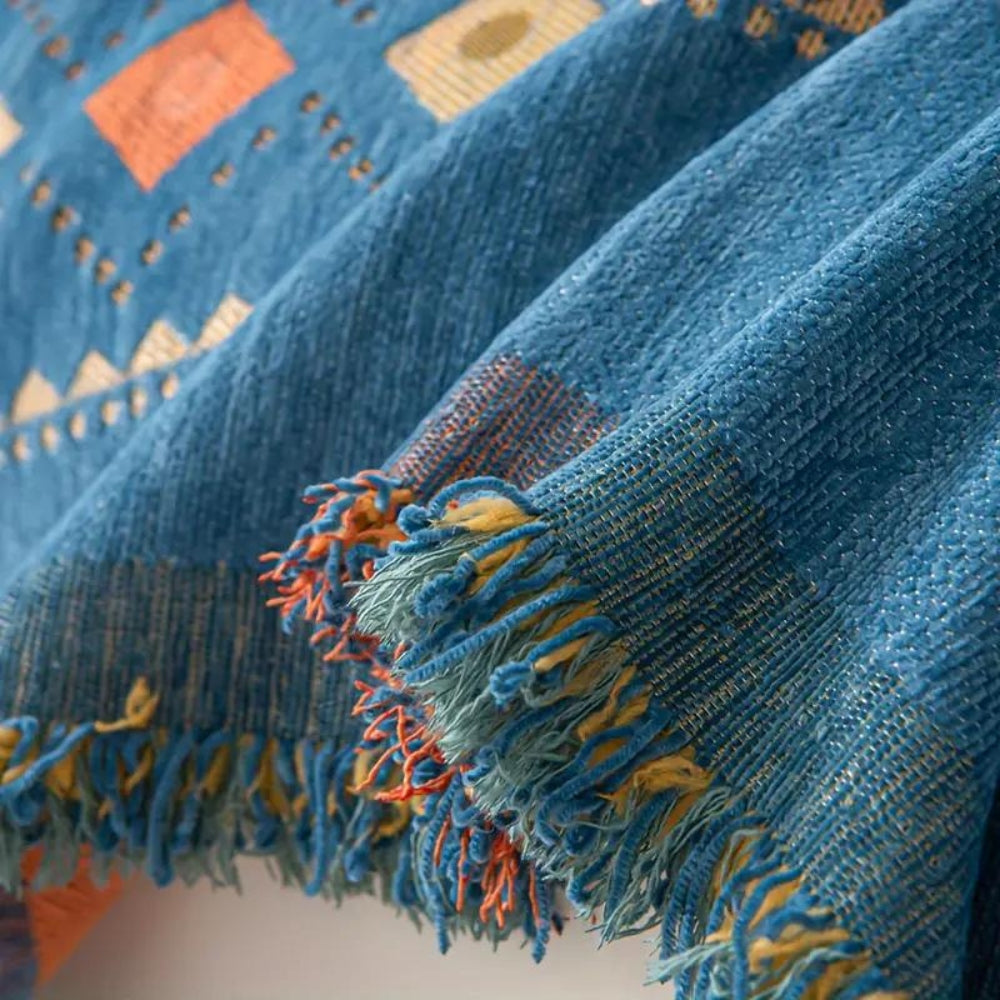 Bohemian Cotton Tassel Sofa Cover Kalsten