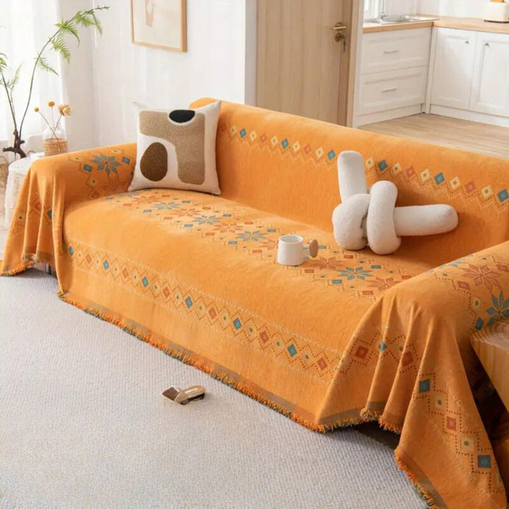 Bohemian Cotton Tassel Sofa Cover Kalsten