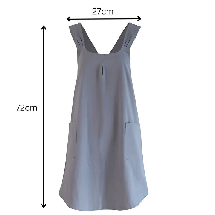 Cotton Crossback Apron with Pockets Kalsten