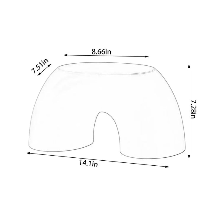 Kalsten | Children's Plastic Rainbow Shape Stool