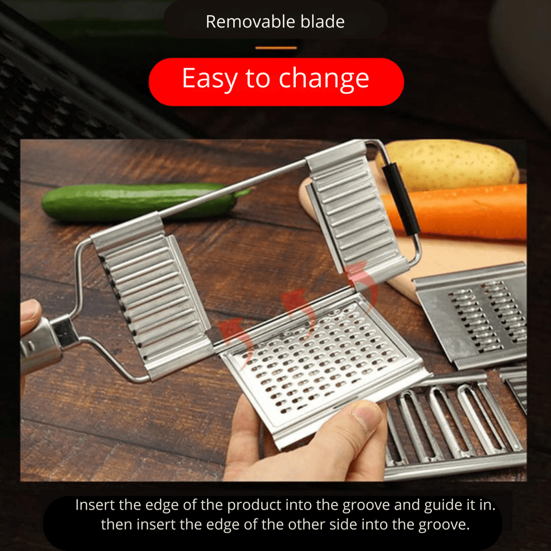 Kalsten | CHOPWISE – Multi-Purpose Kitchen Cutter with Interchangeable Blades