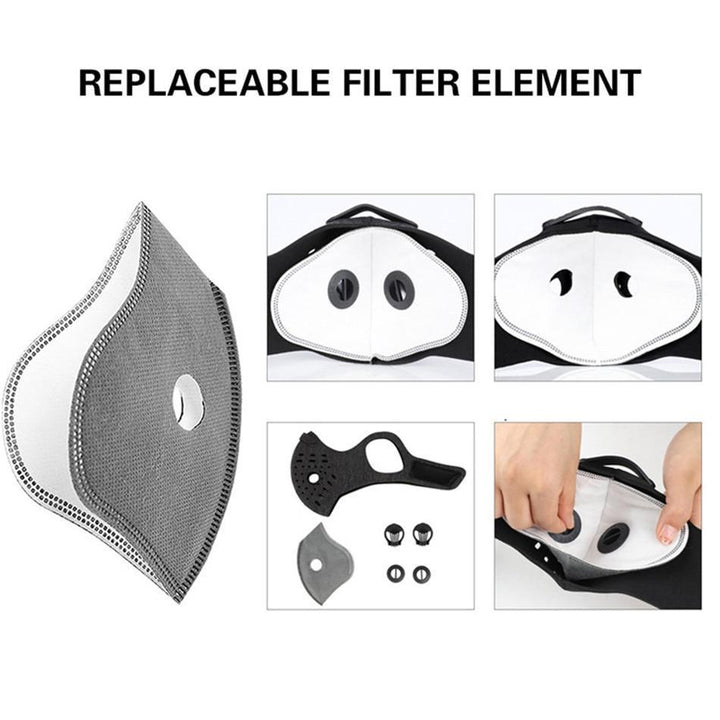 Kalsten | Face Mask Breathable Neoprene Anti Pollution