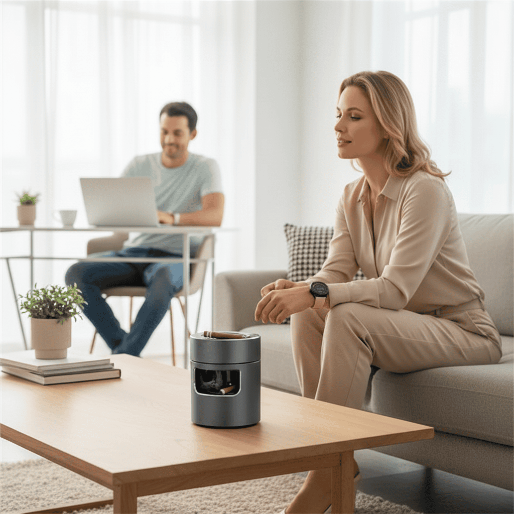 Kalsten | CLARASH – Smart USB Smokeless Ashtray with Advanced Air Filter
