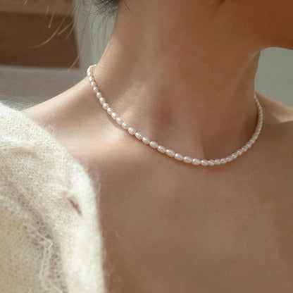 Brehn | Classic feminine 3mm pearl necklace