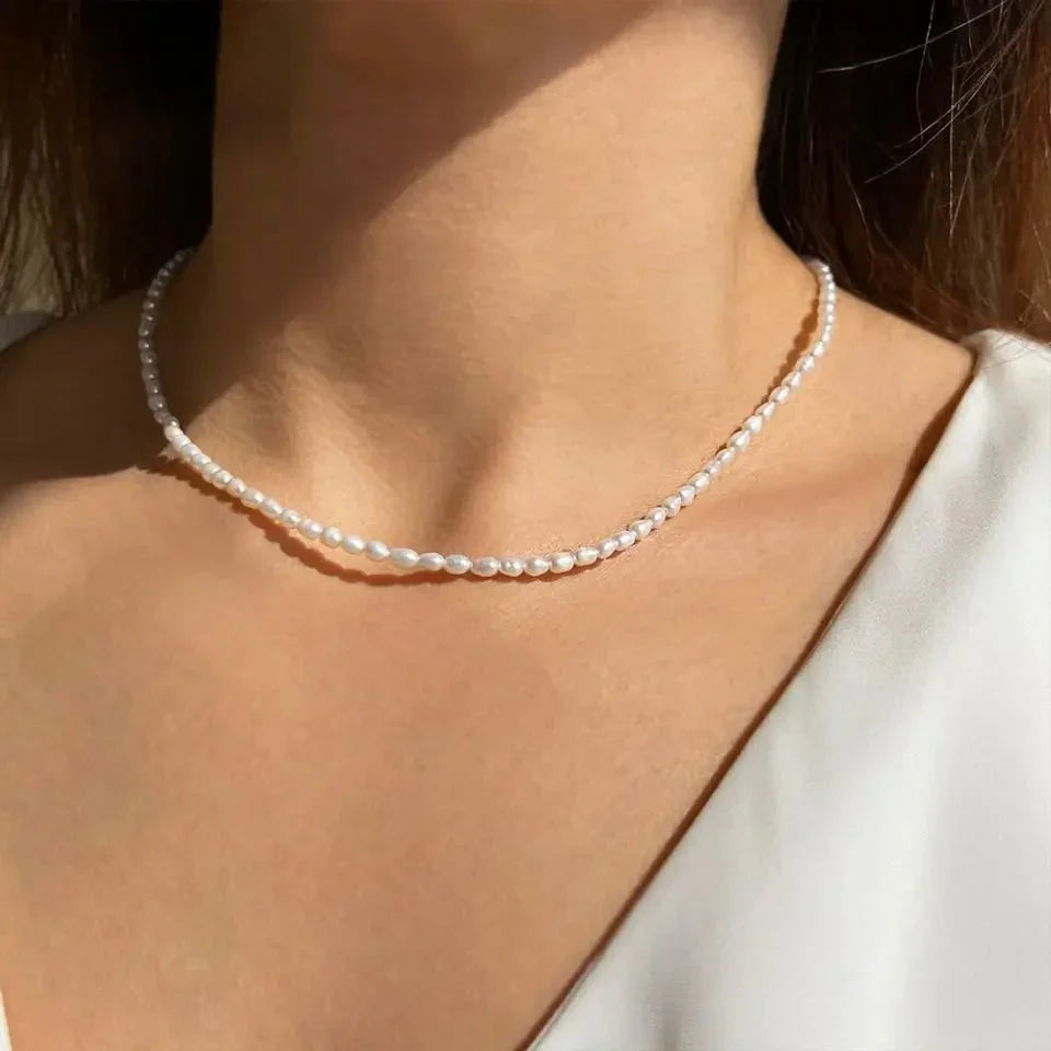 Brehn | Classic feminine 3mm pearl necklace