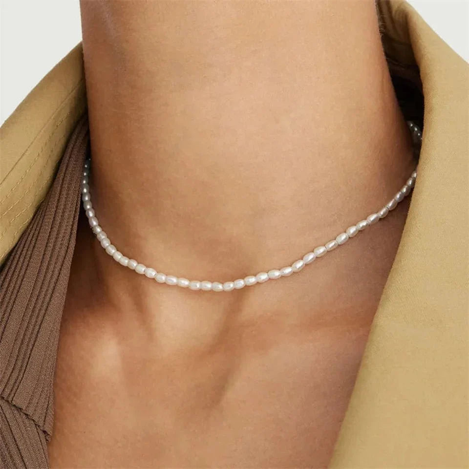 Brehn | Classic feminine 3mm pearl necklace