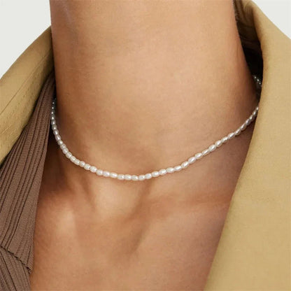 Brehn | Classic feminine 3mm pearl necklace