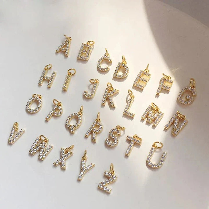 Kalsten | Classy Pearl Dainty Initial Letter Necklace