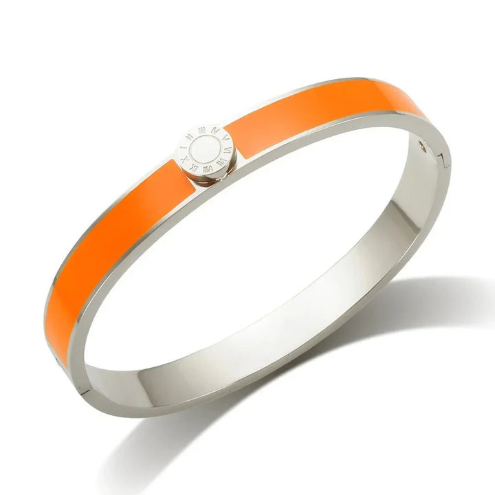 Kalsten | Classy Roman Numeral Bangle Bracelet and Rings