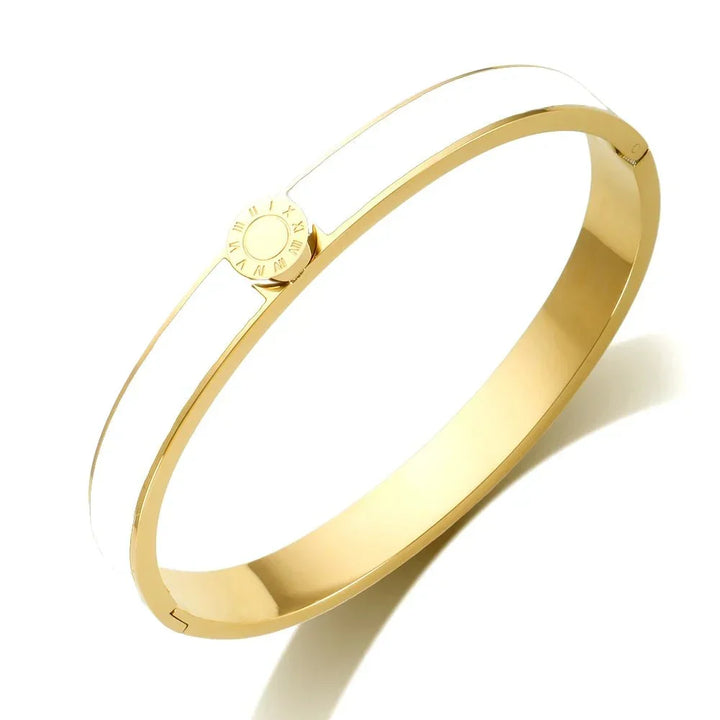 Kalsten | Classy Roman Numeral Bangle Bracelet and Rings