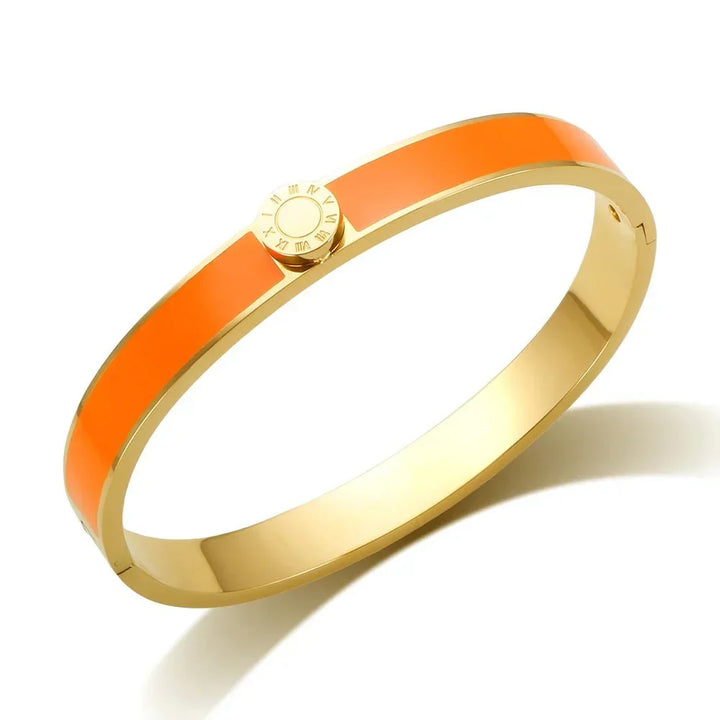 Kalsten | Classy Roman Numeral Bangle Bracelet and Rings