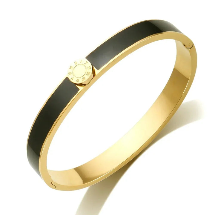 Kalsten | Classy Roman Numeral Bangle Bracelet and Rings