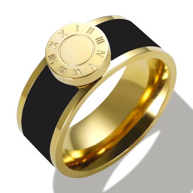 Kalsten | Classy Roman Numeral Bangle Bracelet and Rings