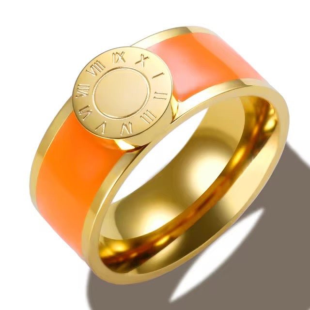 Kalsten | Classy Roman Numeral Bangle Bracelet and Rings