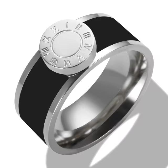 Kalsten | Classy Roman Numeral Bangle Bracelet and Rings