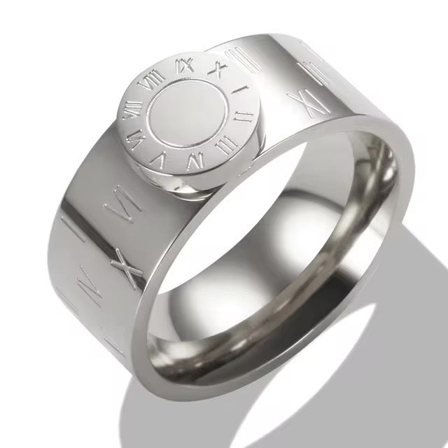 Kalsten | Classy Roman Numeral Bangle Bracelet and Rings